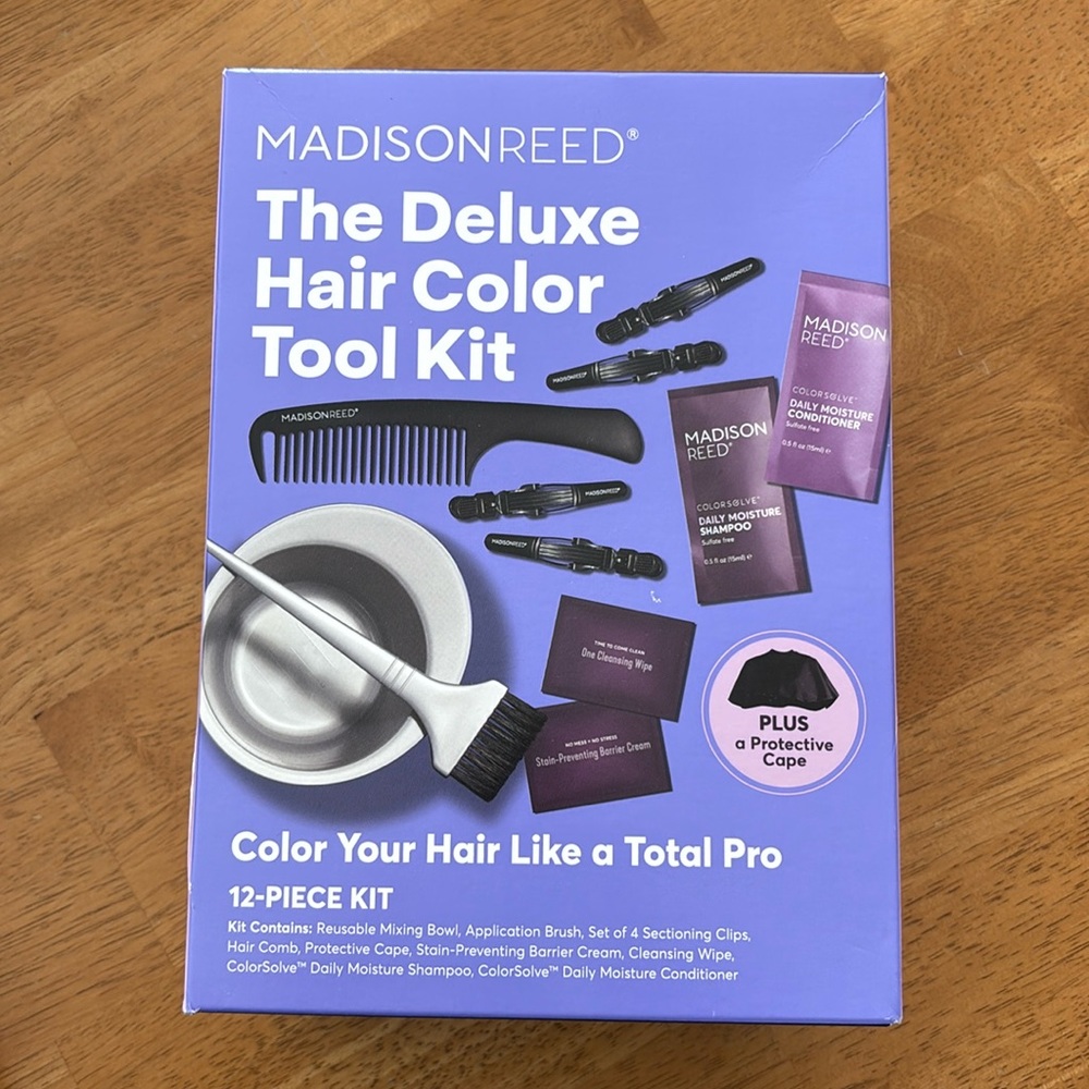 MADISON REED THE DELUXE HAIR COLOR TOOL KIT NEW!!